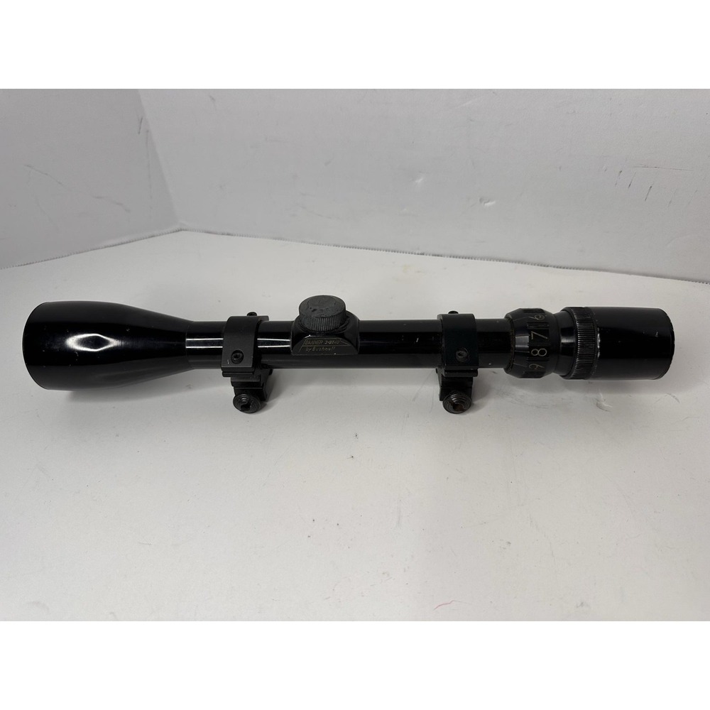 Bushnell Banner 3-9x40 Rifle Scope Black 1" Tube Mount Rings Hunting Optic